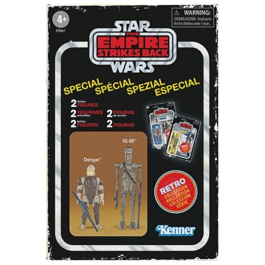 Hasbro Original Star Wars Retro Pack Doble IG-88 y Dengar