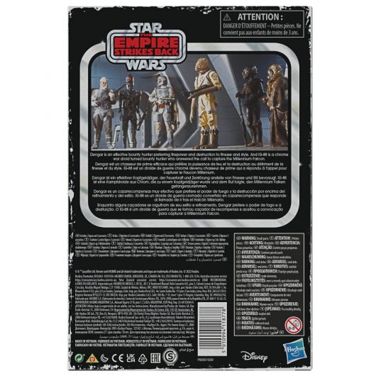 Hasbro Original Star Wars Retro Pack Doble IG-88 y Dengar