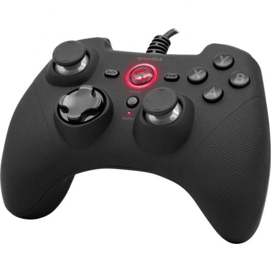 Speedlink Rait Gamepad Mando USB para  Negro USB para PC/PS3/Switch