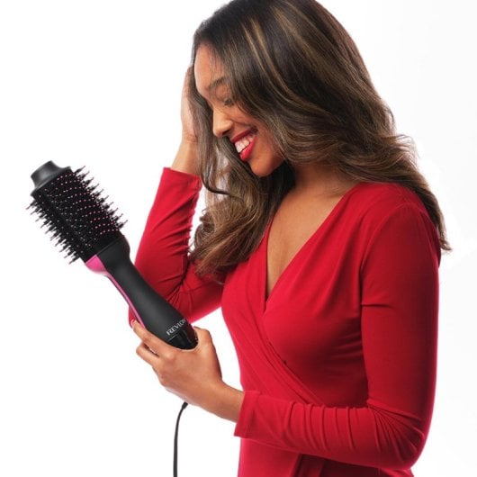 Escova Volumizadora Revlon RVDR5222E 1100W Cerâmica Tecnologia Iónica Cerdas Mistas