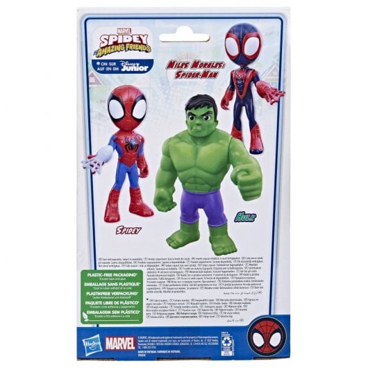 Marvel Spidey e I Suoi Fantastici Amici - Action figure Mega di Hulk, action figure da 22.5 cm, giocattolo per età prescolare dai 3 anni in su