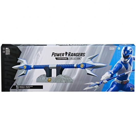 Collezione Hasbro Original Power Rangers Lightning Lancia potente di Mighty Morphin Ranger blu