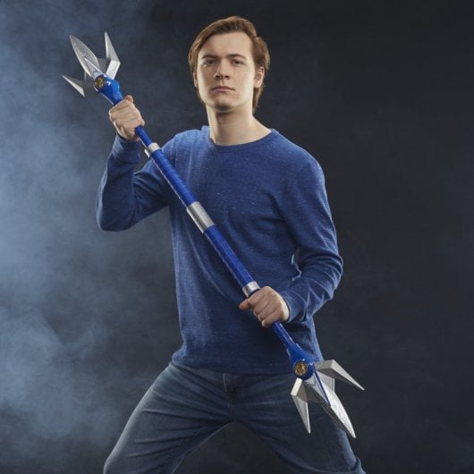 Hasbro Original Power Rangers Lightning Collection Mighty Morphin Ranger's Power Spear Bleu