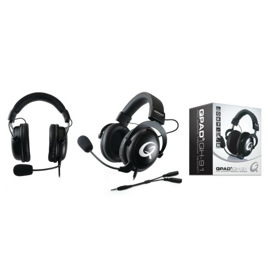 Qpad QH-92 Auriculares Gaming Negros