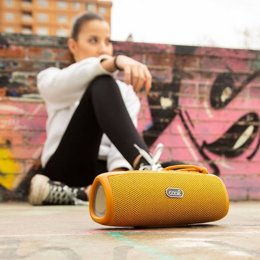 Altoparlante Bluetooth Cool Joy Senape da 12 W