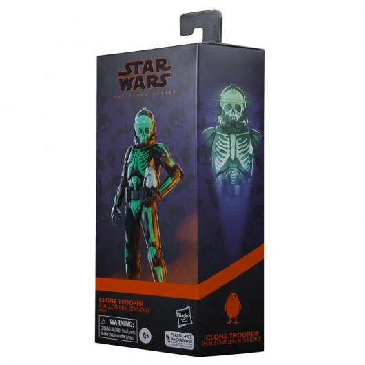 Hasbro Original Star Wars The Black Series Figura Clone Trooper Halloween Edition
