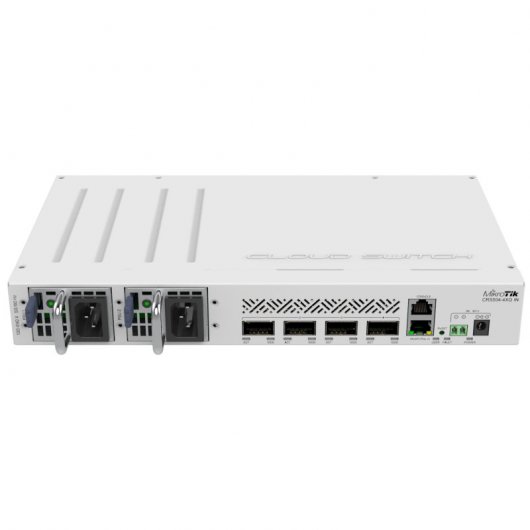 MikroTik CRS504-4XQ-IN Switch 4 Puertos QSFP28 + 1 Puerto Ethernet 3 Puertos PoE