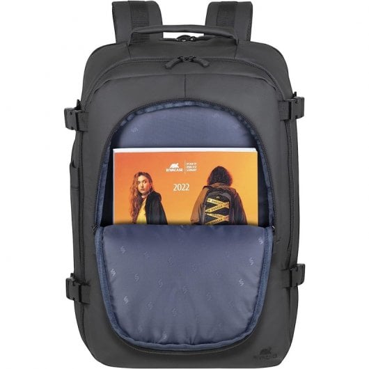 Zaino da viaggio Rivacase Tegel 8465 Eco per laptop fino a 17,3" Nero