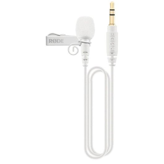 Mikrofon Rode Lavalier GO Mini-Klinke omnidirektional weiß kompakt