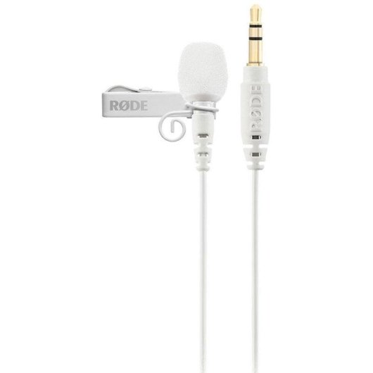 Mikrofon Rode Lavalier GO Mini-Klinke omnidirektional weiß kompakt