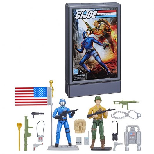 Hasbro Original G.I. Joe Pack Doble Duke y Comandante Cobra ...