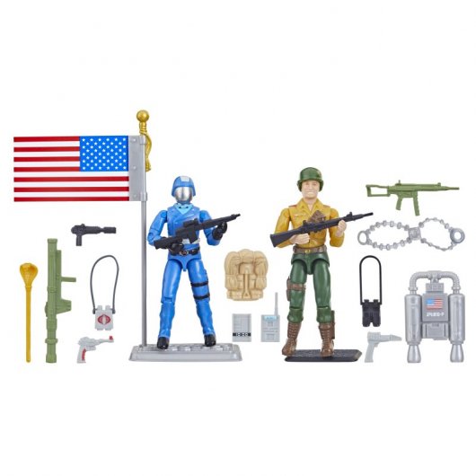 Hasbro Original G.I. Joe Pack Doble Duke y Comandante Cobra ...