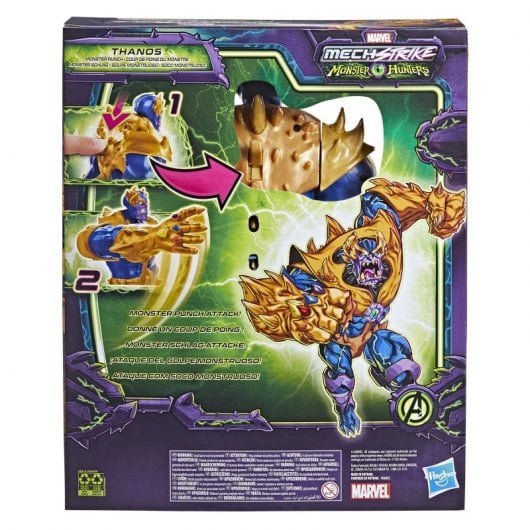Hasbro Original Marvel Avengers Mech Strike Figura Thanos Golpe Monstruoso