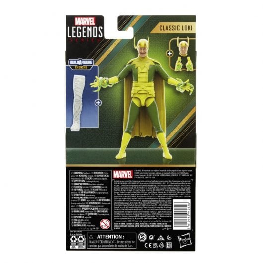 Hasbro Original Marvel Legends Avengers Figura Loki Clásico