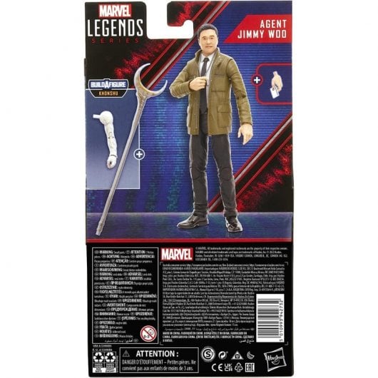 Agente originale Hasbro Marvel Legends Avengers Jimmy Woo