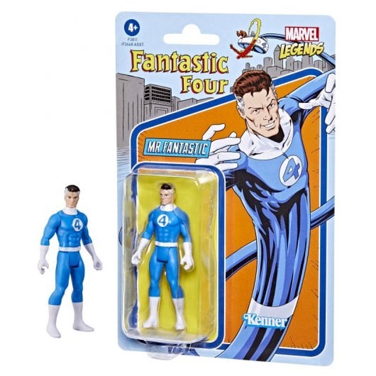 Hasbro Original Marvel Legends Figura Mr. Fantastic Retro 375
