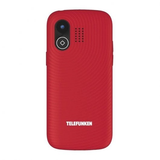 Telefunken S520 Teléfono para Personas Mayores Rojo