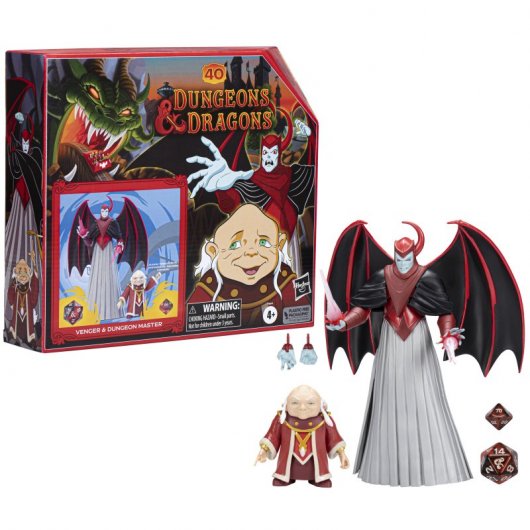 Hasbro Original Dragones y Mazmorras Serie Animada Clásica Vengador y Maestro de Mazmorras