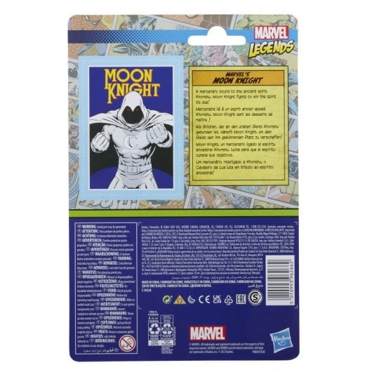 Hasbro Original Marvel Legends Retro 375 Moon Knight Figura