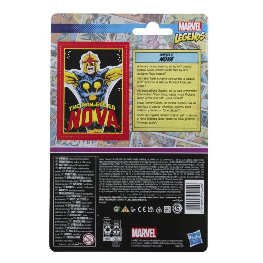 Hasbro Figura originale Marvel Legends Retro 375 Nova