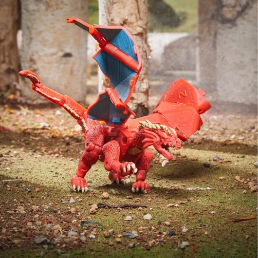 Hasbro Original Dragones y Mazmorras Honor Entre Ladrones Dicelings Dado Convertible Dragón Rojo