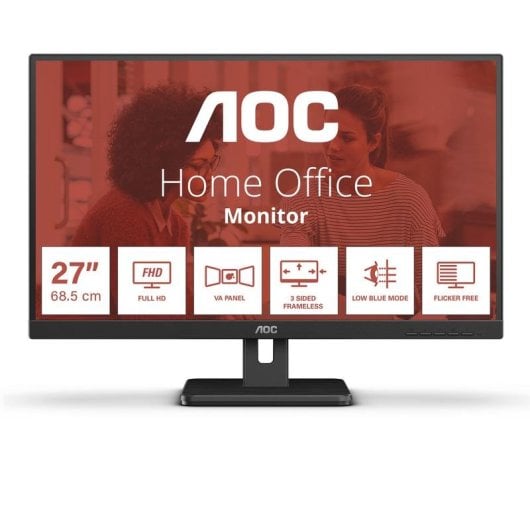 Monitor AOC 27E3UM 27" FullHD 75Hz VA Flat USB Lautsprecher 4ms