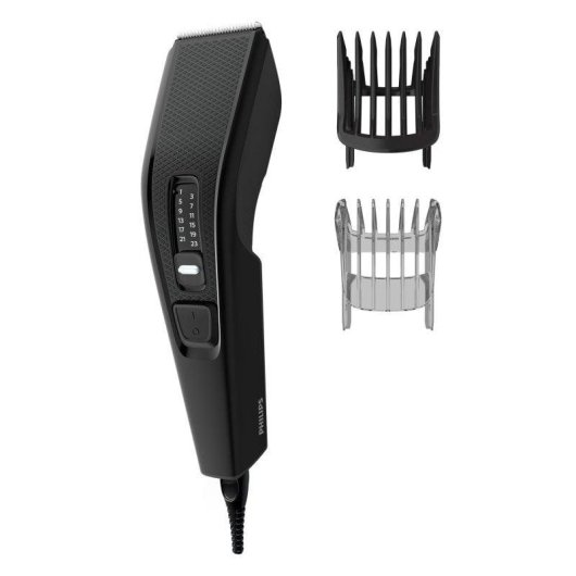 Tondeuse Philips Hairclipper Series 3000 HC3510/15 Met Snoer 13 Lengtes 2 Opzetkammen