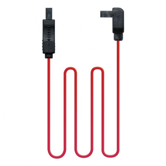 Nanocable Cable SATA Datos Hembra/Hembra Acodado 50cm Rojo