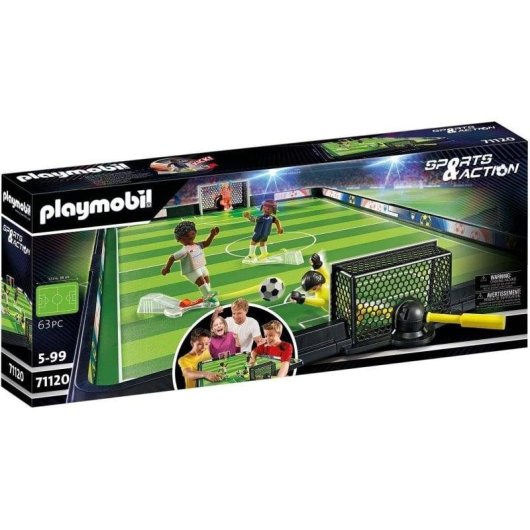 Playmobil Sports & Action 71120 Campo de Futebol 63 peças