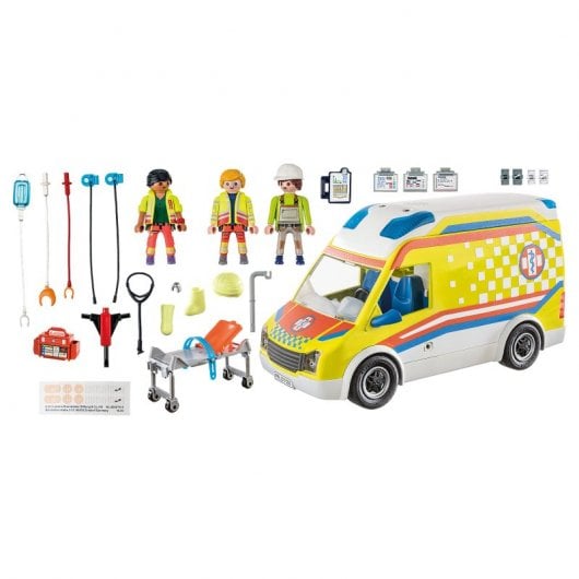 Playmobil City Life: Ambulacia con Luz y Sonido
