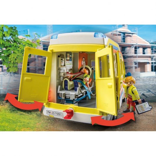 Playmobil City Life: Ambulacia con Luz y Sonido