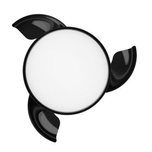 Ventoinha de Teto com Luz Cecotec EnergySilence Aero 4280 Invisible Black 40W 106cm 6 Velocidades Pás Retráteis Comando