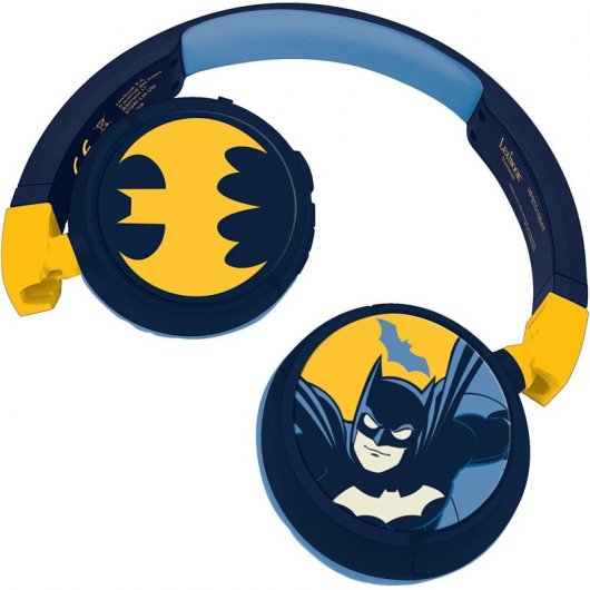 Lexibook Casque Bluetooth Enfant 2 en 1 Batman