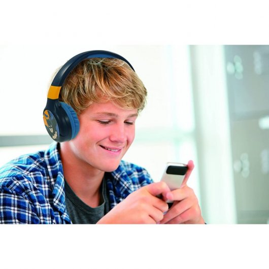 Lexibook Casque Bluetooth Enfant 2 en 1 Batman