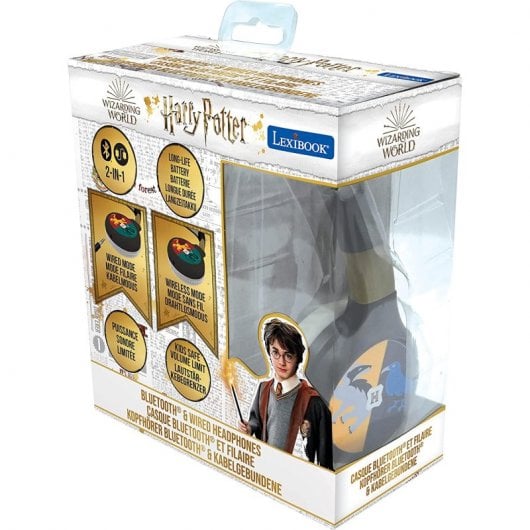 Lexibook Casque Bluetooth Enfant 2 en 1 Harry Potter