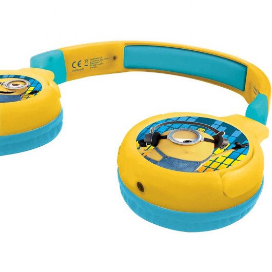 Lexibook Casque Bluetooth Enfant 2 en 1 Minions