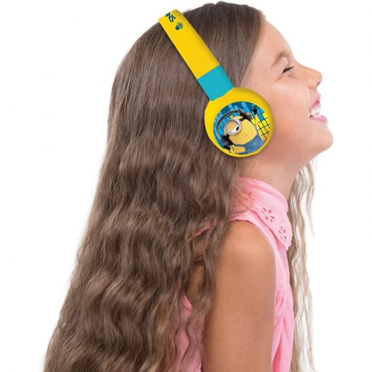 Lexibook Casque Bluetooth Enfant 2 en 1 Minions