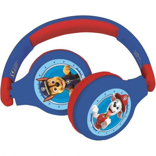 Lexibook Casque Bluetooth Enfant 2 en 1 Paw Patrol