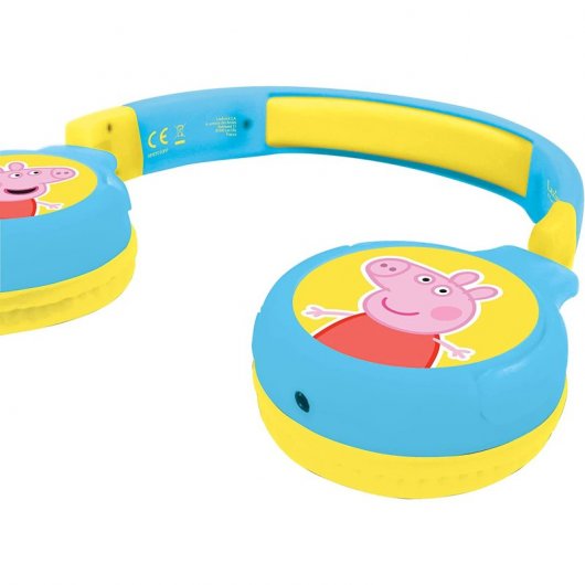 Lexibook Casque Bluetooth Enfant 2 en 1 Peppa Pig