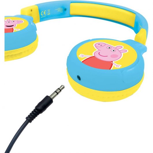 Lexibook Casque Bluetooth Enfant 2 en 1 Peppa Pig