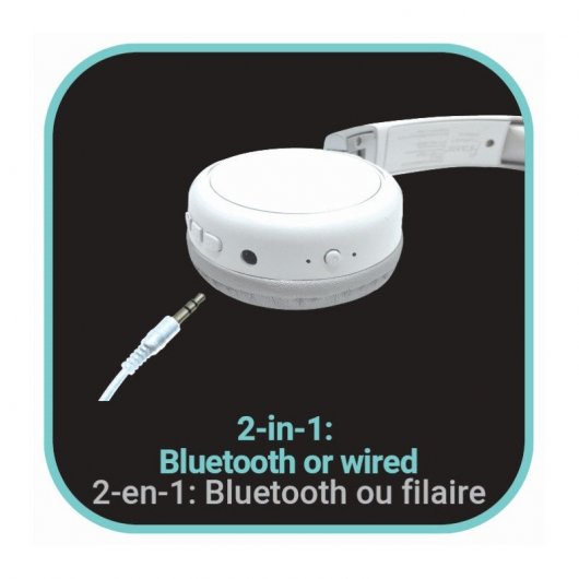 Écouteurs sans fil pour enfants Lexibook Blanc
