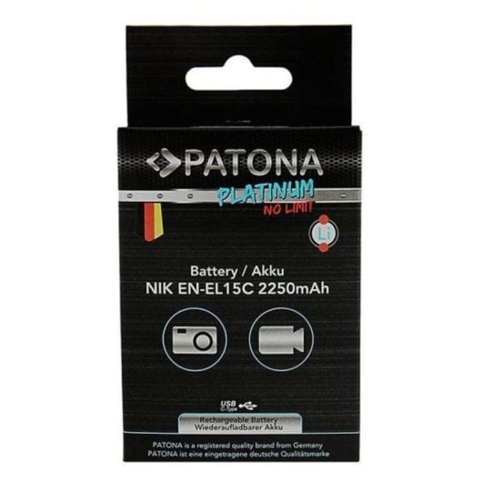 Patona Platinum Batería EN-EL15 con USB-C para Cámaras Nikon