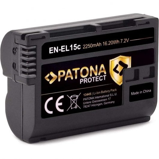 Batterie Patona Protect EN-EL15C pour appareils photo Nikon