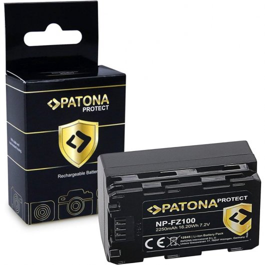 Patona Protect Batería NP-FZ100 para Cámaras Sony