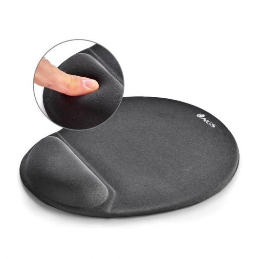 NGS KILIM GEL Tapete de Rato Ergonómico de Gel Preto