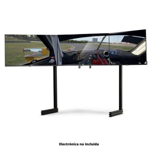 Next Level Racing ELITE Complemento Triple para el Soporte para un Solo Monitor