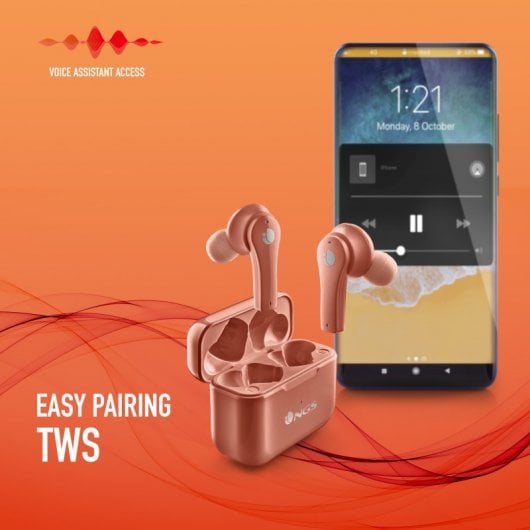 NGS Artica Bloom Auriculares Bluetooth TWS Coral