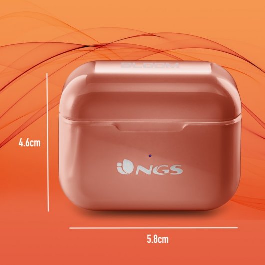 NGS Artica Bloom Auriculares Bluetooth TWS Coral
