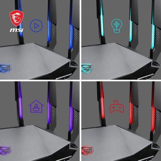 MSI RadiX AXE6600 WiFi 6E Tri-Band Router Gaming