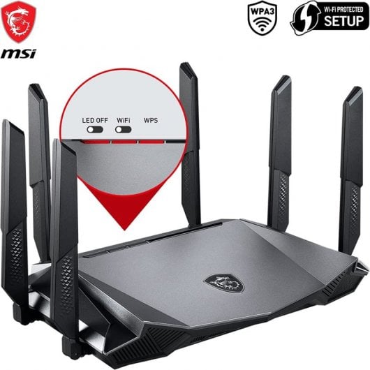 MSI RadiX AX6600 WiFi 6 Tri-Band Router Gaming